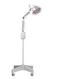 YUNCHI 300 Watt TDP Infrarotlampe mit Ständer, Rotlichtlampe mit 4 Timer-Einstellungen, Bodenstehend Infrarot-Wärmelampe für Gezielte Wärme und Wohnkomfort