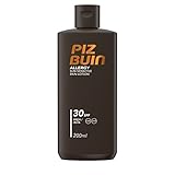 Piz Buin Allergy Sun Sensitive Skin Lotion LSF 30, schnell einziehende Allergiker Sonnencreme mit Schutzkomplex gegen Hautirritationen (1 x 200 ml)