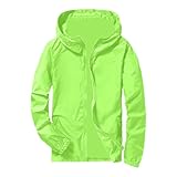 ZDSUHYIW Sonnenschutz Regenjacke Herren Atmungsaktiv Windjacke Regenmantel Mit Kapuze Fahrradjacke Windbreaker Regenmantel Ultraleicht Wandern Outdoorjacke Übergangsjacke Herren
