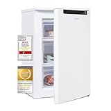 Exquisit Gefrierschrank GS581-040C weiss | 87 l Nutzinhalt | 4 Sterne Gefrieren | 55 cm Breite