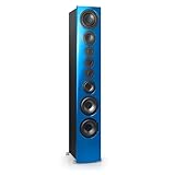 Nubert nuVero 170 | Brillantblaues Standlautsprecherpaar | 2 Stück High End Standlautsprecher | Lautsprecher für Stereo | HiFi Qualität auf höchstem Niveau | Passiv Standboxen 4 Wegen Made in Germany