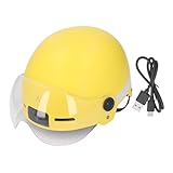 Gonetre Intelligenter Fahrradhelm mit HD 1080P-Kamera-Videoaufzeichnung EPS-Helm-Fahrradausrüstung mit Warnleuchten RAW2 (Gelb)