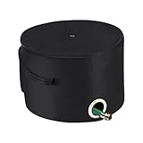 Gartenschlauchbehälter - Stilvoller Schlauch aus Kunststoff, Stabiler Aufbewahrungstopf | geräumiger Schlauchhalter mit Entwässerungslöchern, wetterbeständiger Schlauch Organizer für Hof