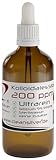CleanSilver - Kolloidales Silizium hochdosiert 200ppm, 100ml mit Pipette - Ultrarein: Sterilwasser und Silizium 99,9999% - Made in Germany - Für natürliche Balance von Haut, Knochen & Gewebe