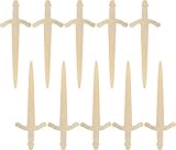 Herr Bo & Co 10x Ritterschwert 3mm Birkensperrholz, Natur