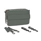 LÄSSIG Baby Kinderwagenorganizer Umhängetasche Kinderwagentasche inkl. Kinderwagenbefestigung/Casual Buggy Organizer Bag olive