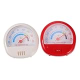 LALADEFIEE 2 Stück Teiliges Gefrierschrank Thermometer Tragbares Temperaturmessgerät für Innen und Außen Präzises Kunststoff thermometer Schnelles Ablesen Platzsparend Langlebig und