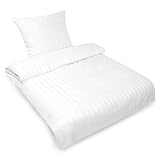 Posteli Hotelbettwäsche aus 100% Baumwolle mit Hotelverschluss, Größe:135x200 / 80x80cm