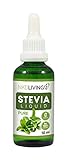 Reine Stevia flüssig / Tropfen 50ml - Reines Stevia, geschmacklos - mit Glastropfer
