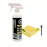 EVERCLEEN Made in Germany Vinyl Record Cleaner Pro Schallplattenreiniger 500ml + Mikrofasertuch + Bürste. Umweltschonender Veganer Reiniger für Schallplatten und Reinigungsautomaten