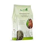 Stiefel Wurmkräuter für Pferde, 100% naturbelassene Kräutermischung zur Unterstützung der Darmflora, Bitter- & Gerbstoffen, Keine Wurmkur, 1kg