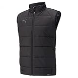 PUMA Herren Teamliga Vest Jacket Mantel, Puma Black, XL EU