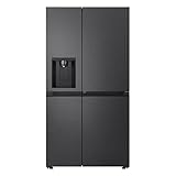 LG Electronics GSJC41EPPE Side by Side Kühlschrank mit Door-in-Door Funktion | kein Festwasseranschluss nötig | Modern Flat Door | Essence Matte Black