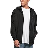 Urban Classics Herren Organic Full Zip Hoodie Kapuzenpullover, Schwarz, L