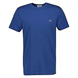 GANT Herren Slim Shield SS T-Shirt, Vintage Blue, L