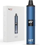 Yocan HIT Herb Vaporizer, Tragbarer Kräuter Verdampfer Pen, Keramik Heizkammer Temperatureinstellung 93-249°C, 1400 mAh Kraut-Verdampfer mit OLED-Display, Einfache Reinigung (Blau)