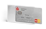 Durable Kreditkartenhülle (mit Rfid Schutz, RFID Blocking, Beutel à 3 Kartenhüllen) transparent, 890319