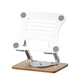 Wegiwuca Um 360 Grad Drehbarer Laptopständer Höhenverstellbar Mit Verstärkter Kühlung Für 10-17-Zoll Tagebücher. Drehbarer Computerständer