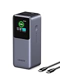 UGREEN Nexode 20000mAh Powerbank 130W Max Schnellladung, USB-C PD 3.0 Input/Output, Digitaldisplay, kompatibel mit iPhone 17/16/15 Pro Max, Galaxy S25 Ultra, MacBook Pro, Dell und mehr