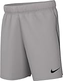 NIKE DR0968-052 Y NK DF LGE KNIT III SHORT K Shorts Unisex Pewter GREY/BLACK/BLACK Größe S