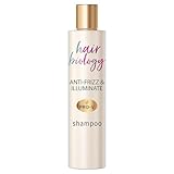 Hair Biology Hair Biology Hair Biology Shampoo, Anti-Frizz & Illuminate, 250ml, für widerspenstiges oder trockenes und coloriertes Haar, Menopause, Wechseljahre, Haarpflege