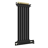GLOTRENDS 200mm PCIe 3.0 X16 Riser Kabel für Low-End PCIe 3. 0 GPUs, wie GeForce RTX 20/GTX 16/GTX 10 Serie und AMD Radeon RX5000/VII/RX Vega/R9 Fury Serie, etc