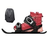 Snow Skate, Kurze Ski | Snowblades Skiboards - Kompaktes Skizubehör, multifunktionale, verstellbare Skiwerkzeuge, leichte, rutschfeste Schneefüße für Männer, Frauen, Jugendliche und Kinder