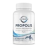 Propolis 2000mg | 180 hochdosierte Propolis Tabletten | Natürliche Unterstützung des Immunsystems, Linderung von Halsschmerzen und starkes Antioxidans