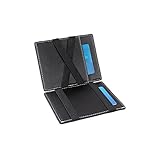 TRAVANDO Magic Wallet mit Münzfach VEGAS Geldbörse Herren klein Slim Portemonnaie Mini Wallets for Men Geldbeutel Männer dünn Portmonee Brieftasche Geschenk Kreditkartenetui Portmonaise Portmonai