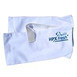 2x HPXfresh® Premium Mehrweg Vlieshülle für Kalt & Warm Mehrfach-Gel-Kompresse und Sofortkältekompresse | Gel-Kühlpack Schutzhülle mit Gummiband zum Schutz und sicherem Halt