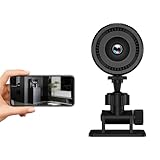 Genérico Überwachungskamera für zu Hause, 1080P, HD, kompakte WLAN-Kamera mit Bewegungssensor und Nachtsicht, intelligenter tragbarer Monitor für Zuhause, Schlafzimmer, Büro und Wohnung
