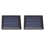 Tbest Mini -Solarmodule Hocheffizienz Photovoltaikzellen für DIY -elektrische Spielzeugmaterialien, Tragbares 2 V Ladegerät für Fahrräder Im Freien und Bergsteiger