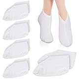 Sibba 5 Paar Feuchtigkeitsspendende Socken über Nacht kosmetische Feuchtigkeitsspendende Socken für Damen und Herren Lotion Socken Spa über Nacht Absorbiert für Trockene rissige Füße