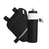 BESPORTBLE Fahrrad Rahmentasche Dreieckstasche Verstellbar für Mountainbike Roadbike Commuter Smartphone Werkzeugtasche Satteltasche Fahrradtasche Schwarz
