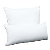 Softsan Mikrofaser Kissen Allergy Wash 80x80 cm allergikergeeignet Kopfkissen mit anpassbarer Füllung, Kochfest waschbar