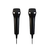 Lioncast USB Mikrofon 2er Set für Playstation 5 / PS5 / PS4, PC, Wii, Xbox, Nintendo Switch, Doppelpack Mikrofone 3m für Karaoke Let's Sing, Voice of Germany, SingStar, PlayStation Zubehör