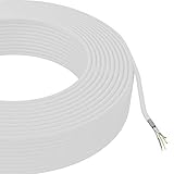 AIXONTEC 15m CAT 7 Verlegekabel Netzwerkkabel LAN Kabel Cat.7 POE Weiß Ethernet Installationskabel verkabelung KAT 7 Datenkabel 10 Gigabit LSOH Weiss SFTP AWG 23 1000 MHz network cable