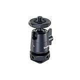 SMALLRIG Mini Ball Head (2er-Pack) mit 1/4'-Schraube und Abnehmbarer Schuhhalterung, 360 Grad drehbarer Aluminium-Stativkopf für Kamerastative, Einbeinstative, Camcorder, max. Belastung 1,5kg - 2948B