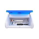 Professionelle UV Nail Art Sterilisator Box Nagel Tool Sterilization Werkzeug Ozon UV Desinfektionsschrank Sterilizer Ultraviolet Light Sanitizer für Salon Spa Beauty Equipment