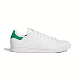 adidas Herren Stan Smith ADV Sneaker, FTWR White/FTWR White/Green, 45 1/3 EU