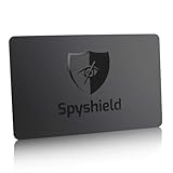 Spyshield RFID Blocker Karte NFC Schutzkarte mit Störsender | Bank-, EC-, Kreditkarte, Reisepass schützen | RFID-Schutz für Cliphalter, Geldbörse (2er Set)