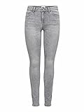 ONLY Damen Jeans Stretch-Hose ONLWauw Mid Skinny 15223167 medium Grey Denim S/32