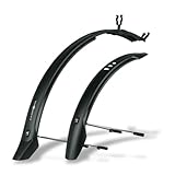 SKS GERMANY VELO 65 MOUNTAIN SET 29'' Schutzblech-Set inkl. Streben (Fahrrad-Spritzschutz für Mountainbikes, für Reifenbreiten 52 - 60 mm, universelle Winkelbefestigung, inkl. Streben und Rahmenclip)