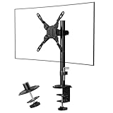 PUTORSEN Monitor Halterung 1 Monitor für 13-35 Zoll Monitors & LCD LED TVs, Höhenverstellbar bildschirmhalterung, Neigung und Drehbar Monitor Arm, Monitor Stand,10kg pro Arm, VESA 75x75 to 200x200mm