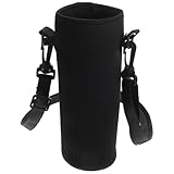 Ciieeo Schutzhülle für Trinkflaschen Neopren 1000ml mit Tragegurt Isolierte Flaschenhülle für Outdoor und Alltag