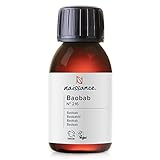 Naissance Baobaböl (Nr. 216) - 100ml - 100% Rein Kaltgepresst Baobab Öl für Haare Gesicht Körper - Vegan Parfümfrei Pflegeöl