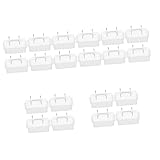 Holibanna 5 Sätze Aufbewahrungsbox Für Teile Veranstalter Mülleimer Organisation Garage Behälter Inhaber Loch Mit Montiert Steckbrett-organizer Stapelbar Wand Transparent Plastik 4 Stück * 5