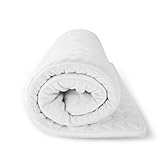EGO HOME Matratzen Topper 140x200 cm, 7cm Höhe Matratzentopper Härtegrade H2 mit 7-Zonen Spiral-Dorn Kaltschaumkern, Öko-TEX Zertifiziert, Matratzenauflage 140x200cm für Boxspringbett Schlafsofa