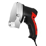 CLEADONG Elektro Dönermesser, 80W Elektrisches Schawarma-Messer, Elektrische Kebabschneider Kebabmesser Gyrosmesser Dönerschneider 3000 U/min, für Kebab/Döner und Gyros