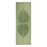 Design Yogamatte PHOENIX Mat (Leaves, dunkelgrün)